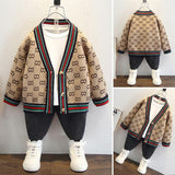 Toddler Boys Sweater Boys' Knitted Jacket Male