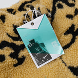 Cardigan Baseball Jacket Bear Print Berber Fleece Coat