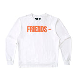 Vlone Sweatshirt Round Neck Terry Sweater Men'S And Women'S Loose Long Sleeve
