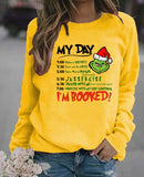 Men and Women Grinch Shirt Christmas Autumn and Winter Loose Sweater