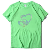 Valentine's Day T Shirt Short-Sleeved T-shirt Summer plus Size Top