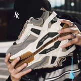 Men's Sneaks & Athletic Jogging Shoes Spring Breathable Net Cloth Casual Shoes Trendy Men's Sneakers