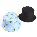 Bucket Hat Fishing Cap Cotton Print Fisherman Hat Printing Casual Sun Hat Sun Hat
