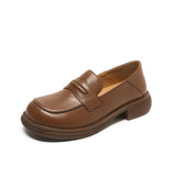 Mary Jane Shoes Spring Casual Able Leather Shoes For Women