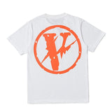 Vlone T Shirt Short Sleeve Men'S Large Size Retro Sports Couple Unisex Tshirt Vlone
