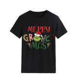 Men and Women Grinch Shirt Christmas Grinch Printed T-shirt