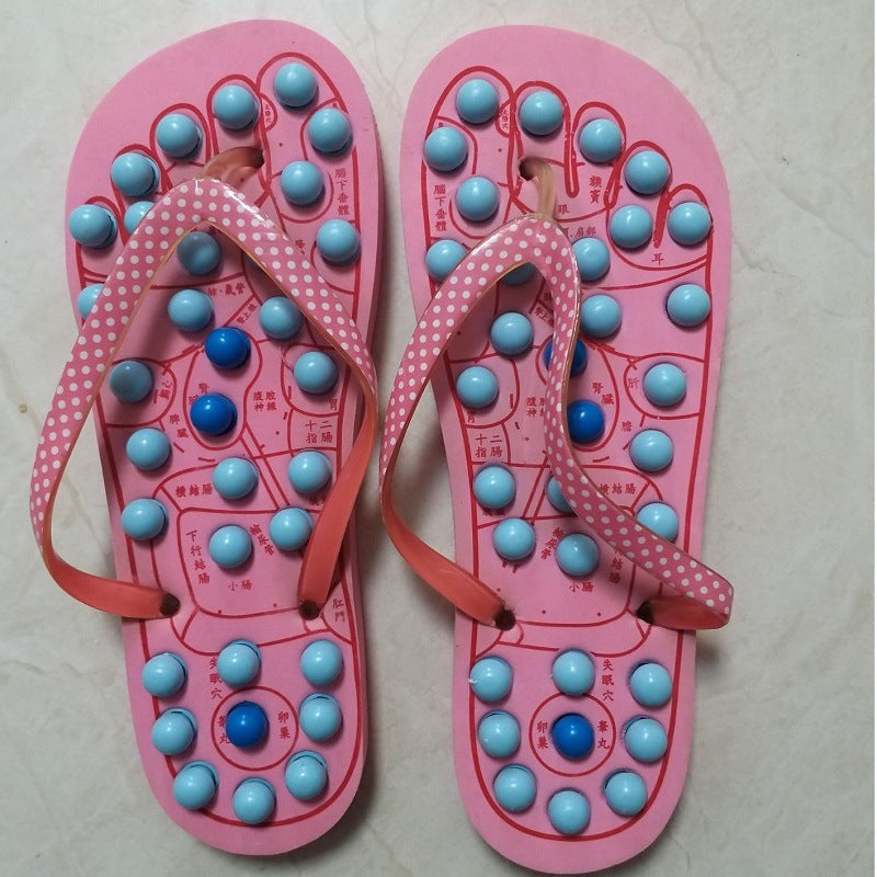 Under Desk Foot Rest Massager Acupressure Massage Mat Slippers Sandals Shoes Massage Slippers Foot Pebble Home Indoor