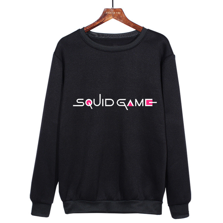 Squid Game Costume round Six Pattern Printed round-Neck Pullover