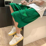 Men White Shorts Men's Summer Sports Loose Casual