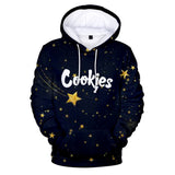 Cookies Hoodie Cookies Starry Sky Digital Printed Hood