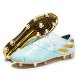 Football Shoes Elastic Band Neckline Soccer Shoes Spike Lawn Competition Training Shoes