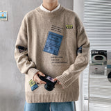Men's Sweatshirt Fall Winter Men round Neck Sweater Casual Loose Men's Clothing