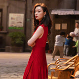 Coachella Music Festival Outfits Red Dress Annual Meeting Dress