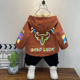 Toddler Boys Jackets Boys Autumn Clothing Coat Top