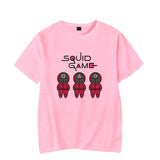 Squid Game Costume Printed Short Sleeve Pullover round Neck T-shirt