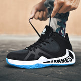 Men's Sneaks & Athletic Basketball Shoes Spring Sneakers Summer Breathable High Top Sneakers Men's Trendy Fashion Basketball Shoes