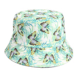 Bucket Hat Fishing Cap Cotton Print Fisherman Hat Summer Sun Hat