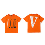 Vlone T Shirt Loose Men'S And Women'S Reflective T-Shirt Summer