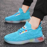 designer Sneaker Shoes Summer Breathable Casual Fashion Sports Solid Color Men's Shoes