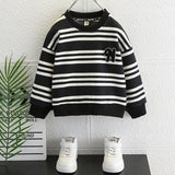 Toddler Boys Sweater Boys Spring and Autumn Suit Casual Two-Piece Suit