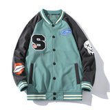 Men's Jackets Autumn Men's Baseball Collar Printing