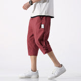 Men's Pants Summer Large Size Loose Casual Pants Straight-Leg Pants