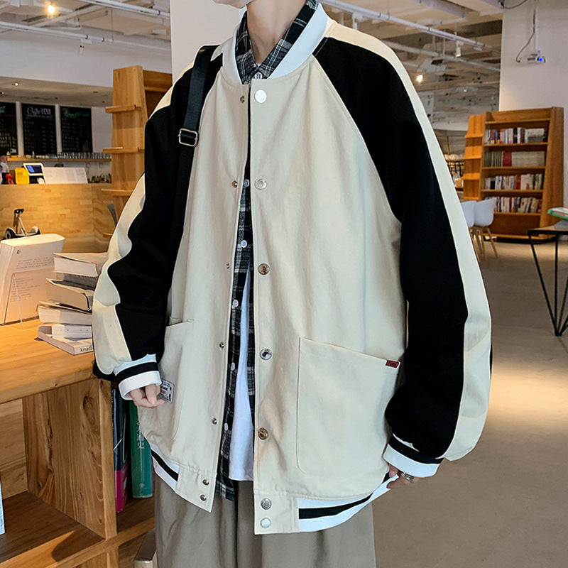Men's Jackets Autumn Baseball Uniform Jacket Men's Coat