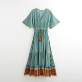 Coachella Music Festival Outfits High Waist Loose Wide Hem Long Dress Dress for Women