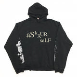 Askyurself Hoodie Distressed Hooded Hoodie