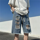 Men Denim Shorts Men's Summer