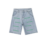 Men Denim Shorts Men's Summer Loose