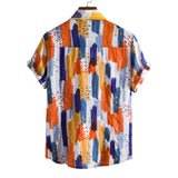 Camp Collar Shirt Short Sleeve Printed Shirt