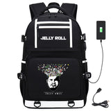 Jelly Roll Bag Jerry Roll Rapper Multi-Function Backpack