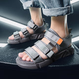 Mens Slide Spring And Summer Sandals Men'S Sandals Color Matching Student Soft Bottom Casual Sandals