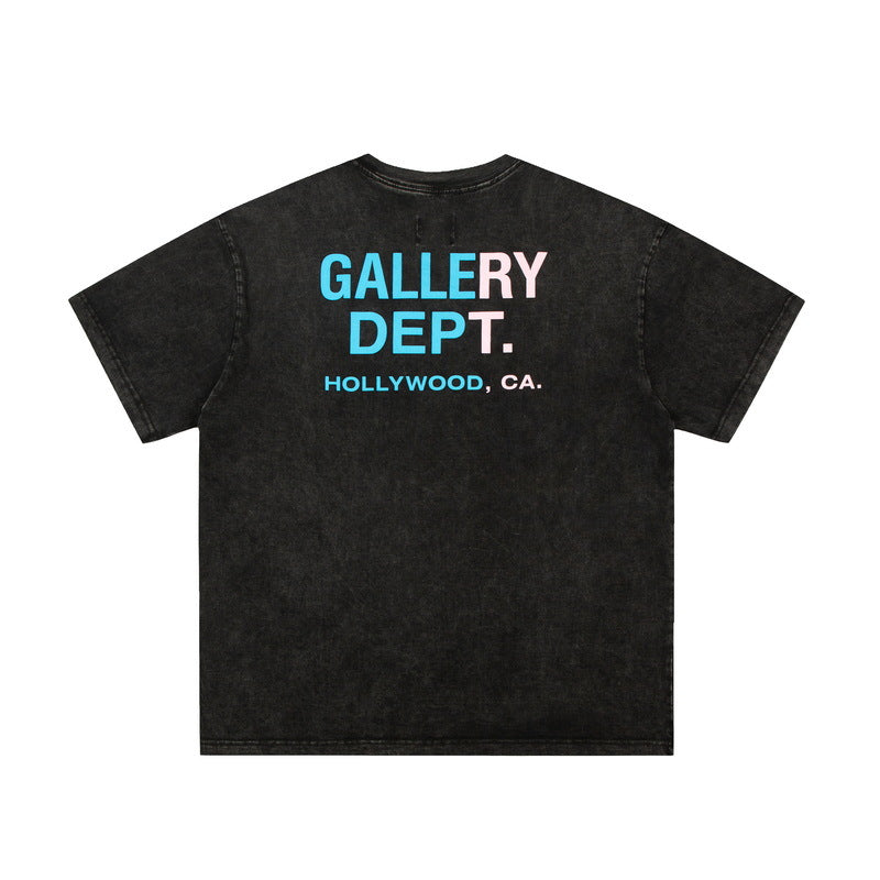Gallery Dept T Shitrs Magic Letter Short Sleeve Lining