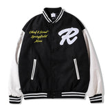 Man Fall Outfits Vintage Baseball Uniform Loose Vibe Style Jacket Hiphop Vintage Jacket for Men