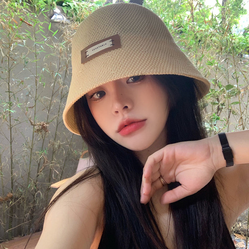 Women Bucket Hat Bucket Hat Sun-Proof Face Cover