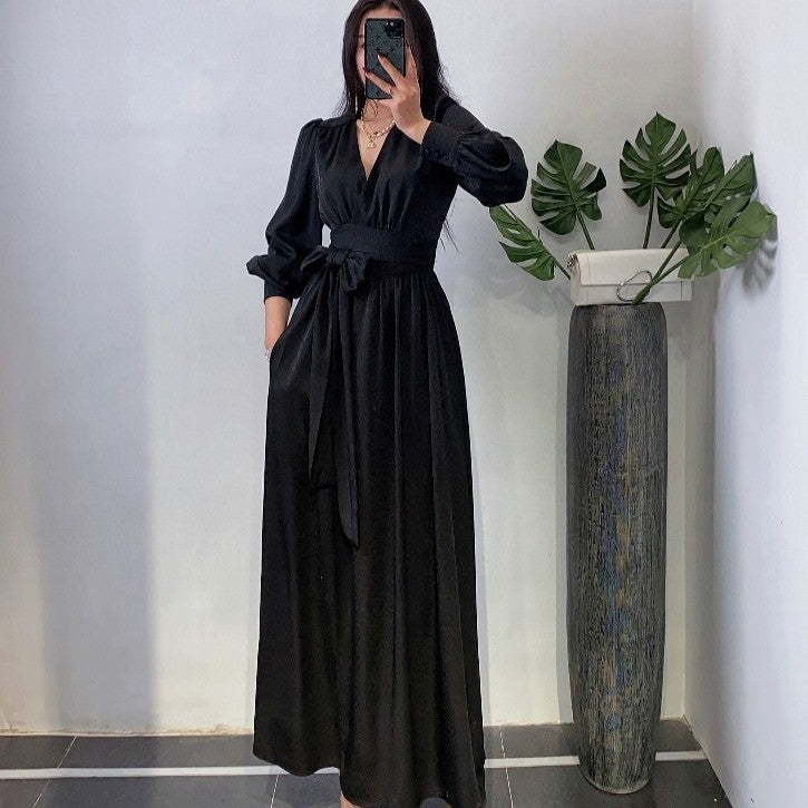 Kendall Jenner Wedding Guest Dress Romantic Socialite Drape Skin-Friendly