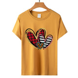 Valentine's Day T Shirt Spring/Summer Short-Sleeved T-shirt Top