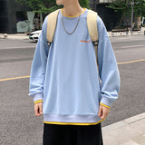 Men's Sweatshirt Autumn Crew Neck Embroidery