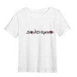 Squid Game Costume Wooden Man Printed Shirt Short Sleeve T-shirt