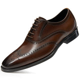 Men's Dress Shoes Classic Leather Oxfords Casual Cushioned Loafer Business Formal Wear Leather Shoes Men's Leather