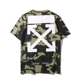 Off White T Shirt Short Sleeve Cotton Round Neck Men And Women Cotton Tshirt Owt