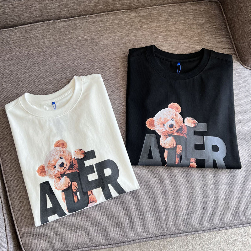 Moschino T Shirt Bear Printed Short Sleeve Round Neck Loose Men And Women