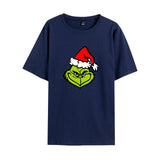 Men and Women Grinch Shirt Casual Loose Short Sleeves T-shirt