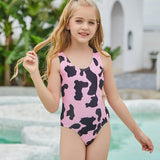 Children Swimsuit Sports Print Swimsuit Little Girl