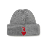 Boston Winter Hat Autumn and Winter Woolen Hat Couple Embroidery Men and Women Knitted
