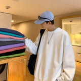 Men's Sweatshirt Fall Loose Crew Neck Top T-shirt
