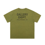 Gallery Dept T Shitrs Short Sleeve Half Sleeve Green