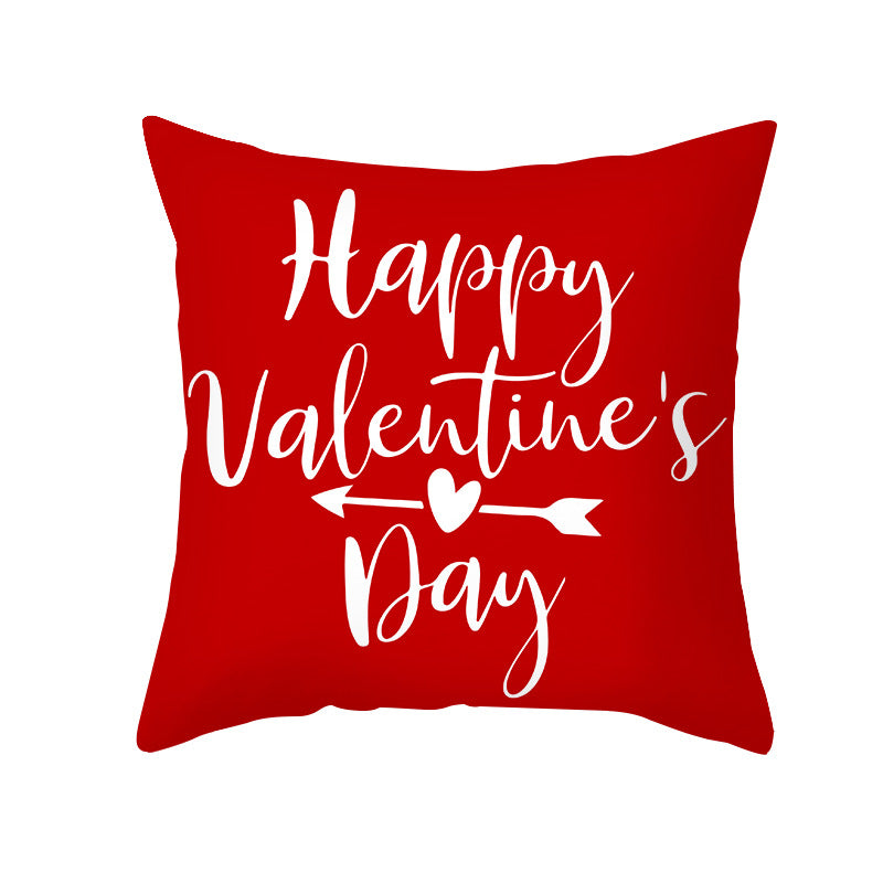 Valentine's Day Pillow Covers 4 Piece Random Styles Together, Home Pillow Cushion Cover